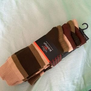 Urbanknit mens boot socks  brown/cream/green
